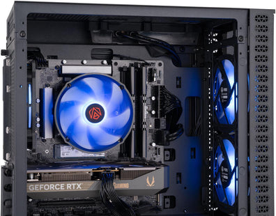 ABS Cyclone Aqua Gaming PC - Windows 11 - Intel Core i5-14400F - GeForce RTX 5060 - DLSS 4 - AI-Powered Performance - 32GB DDR4 3200MHz - 1TB M.2 NVMe SSD - High Tech CR